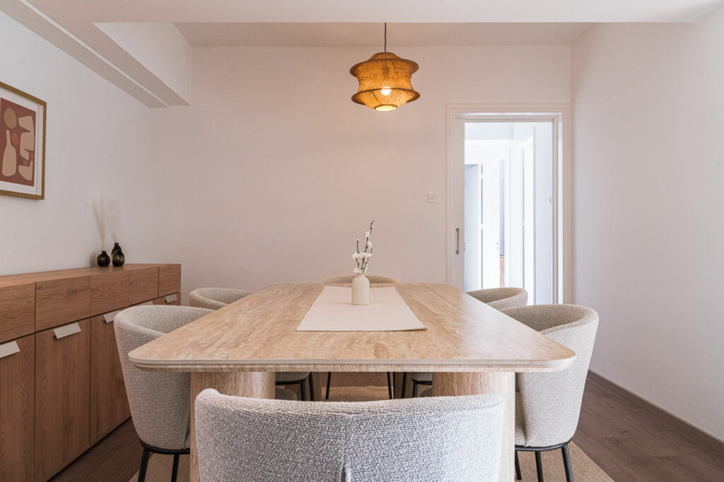 Real Estate Photography Cyprus Dining room table