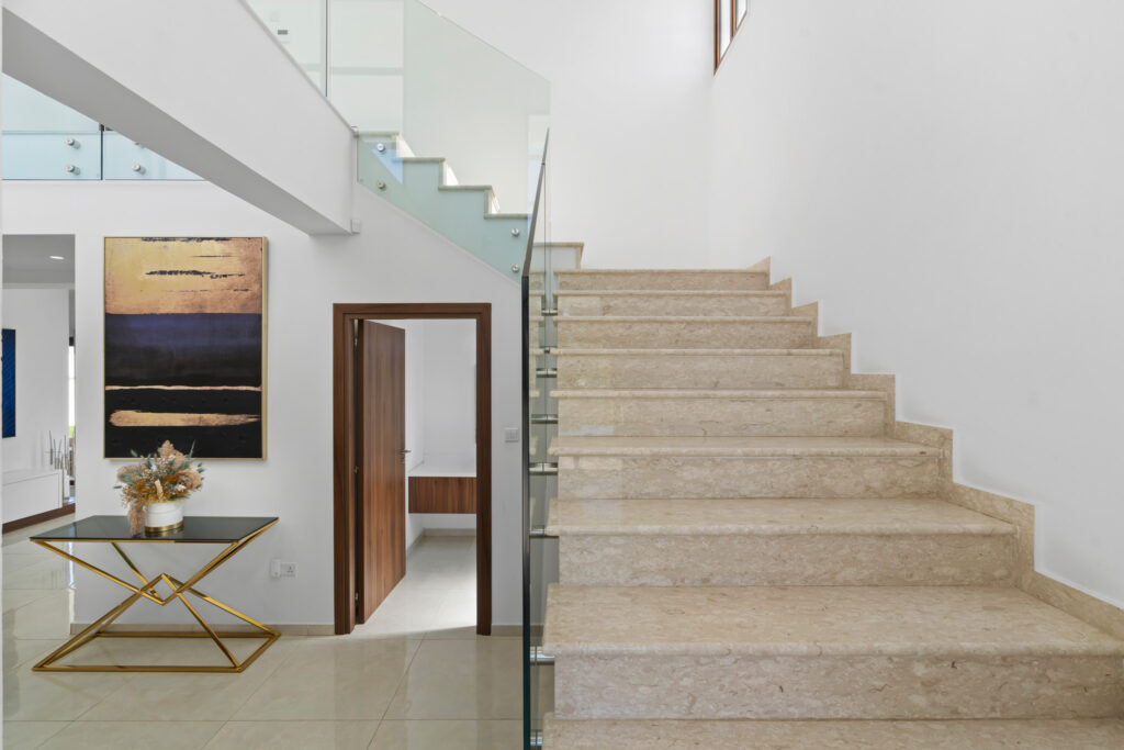 Stairs of 3 bedroom villa in Cyprus