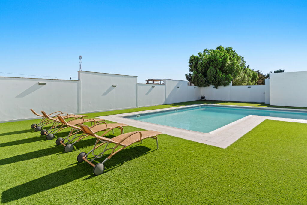 Swimming pool belonging to villa in Cyprus